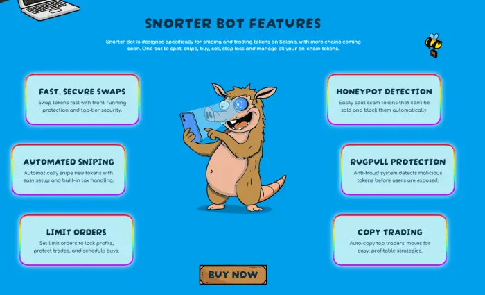Fitur Snorter Token