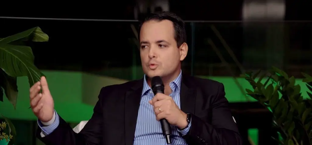 Кристиано Кастро, директор по развитию бизнеса BlackRock в Бразилии, во время интервью.