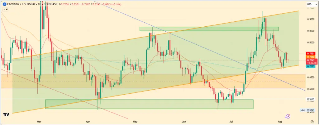 Cá voi đã mua khi giá giảm: Giá Cardano có sẵn sàng đạt 1.00 USD vào tháng Tám không?