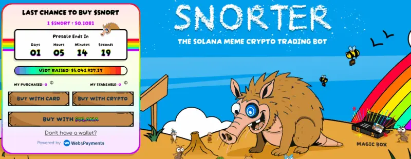 $SNORTun ön satış rakamları ve geri sayım 29 saat 14 dakika içinde sona eriyor