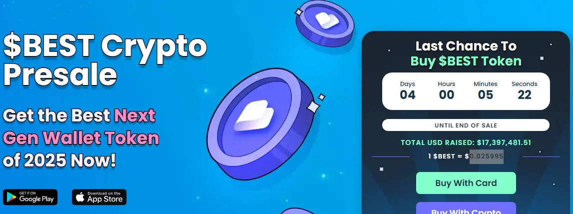 $BESTs presale numbers.