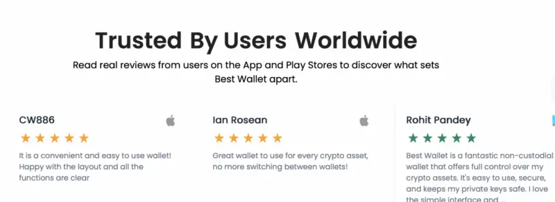 Đánh giá Ví tiền Token tốt nhất trên App Store và Play Store.