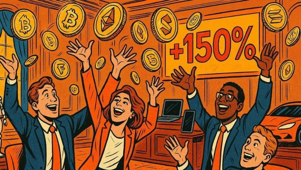 Os investidores em criptomoedas estão felizes após o aumento de +150% no financiamento em 2025.