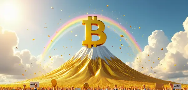 Trong một kịch bản mà Bitcoin vượt qua vàng, sự chuyển động của các altcoin bao gồm XRP cần được chú ý. [Ảnh: Reve AI]