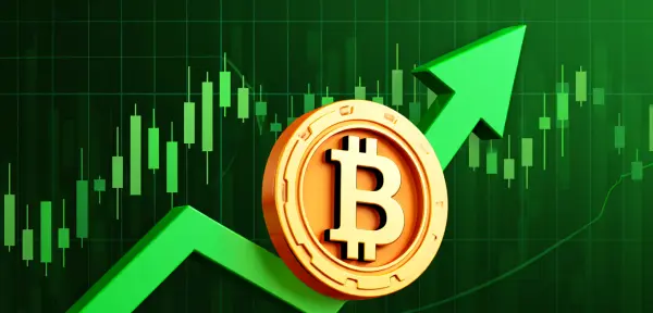 A possibilidade de o Bitcoin subir até 112.000 dólares está sendo considerada. Foto: Reve AI