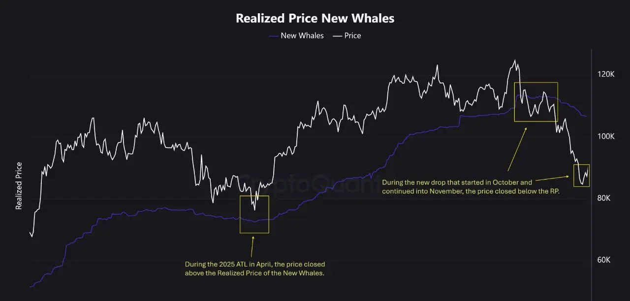 Gráfico de métricas de baleias Bitcoin