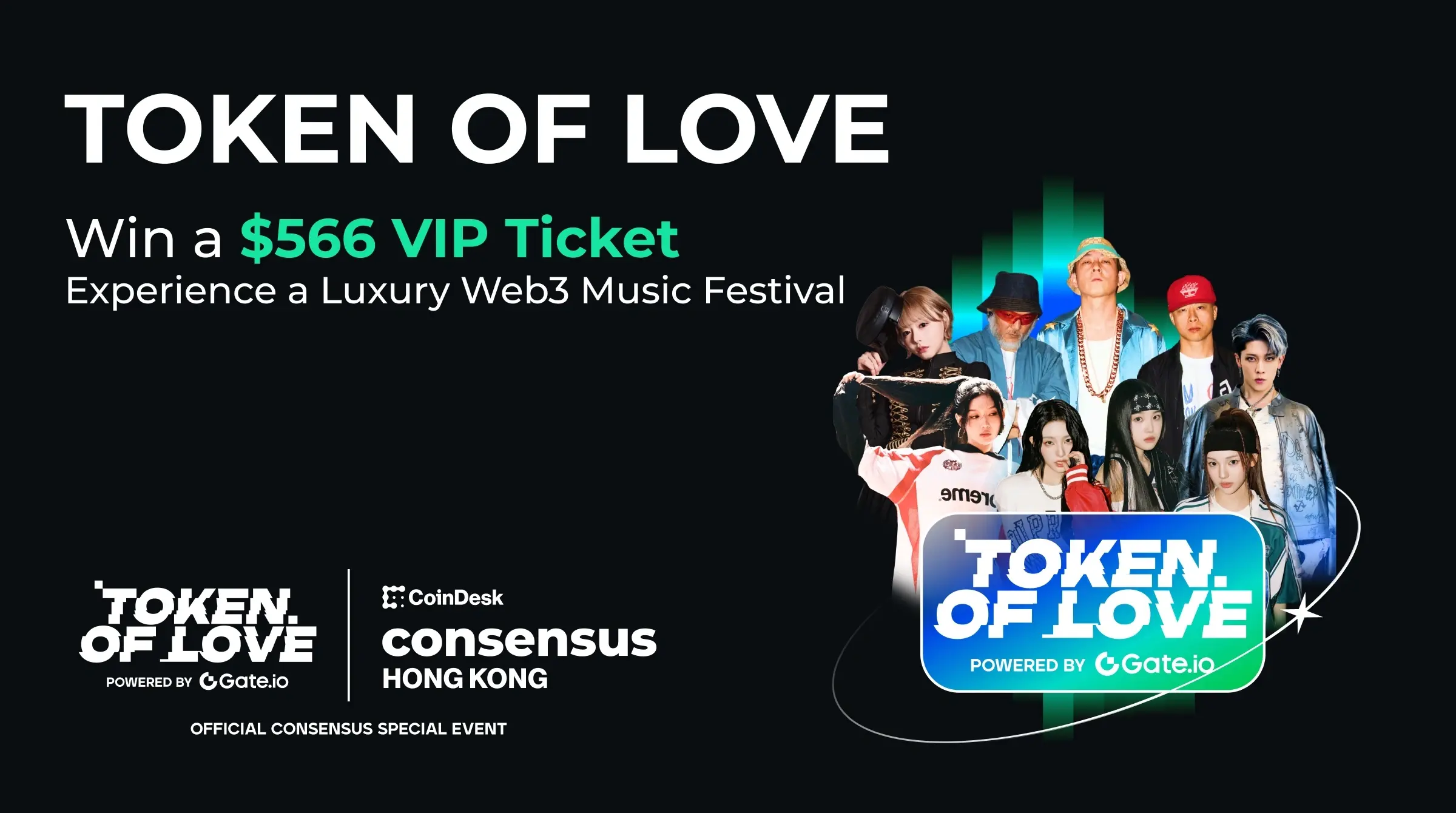 🚀 Gate.io Web3 Luxury Music Gala—Token of Love ➡️ | Gate_Square on Gate  Square