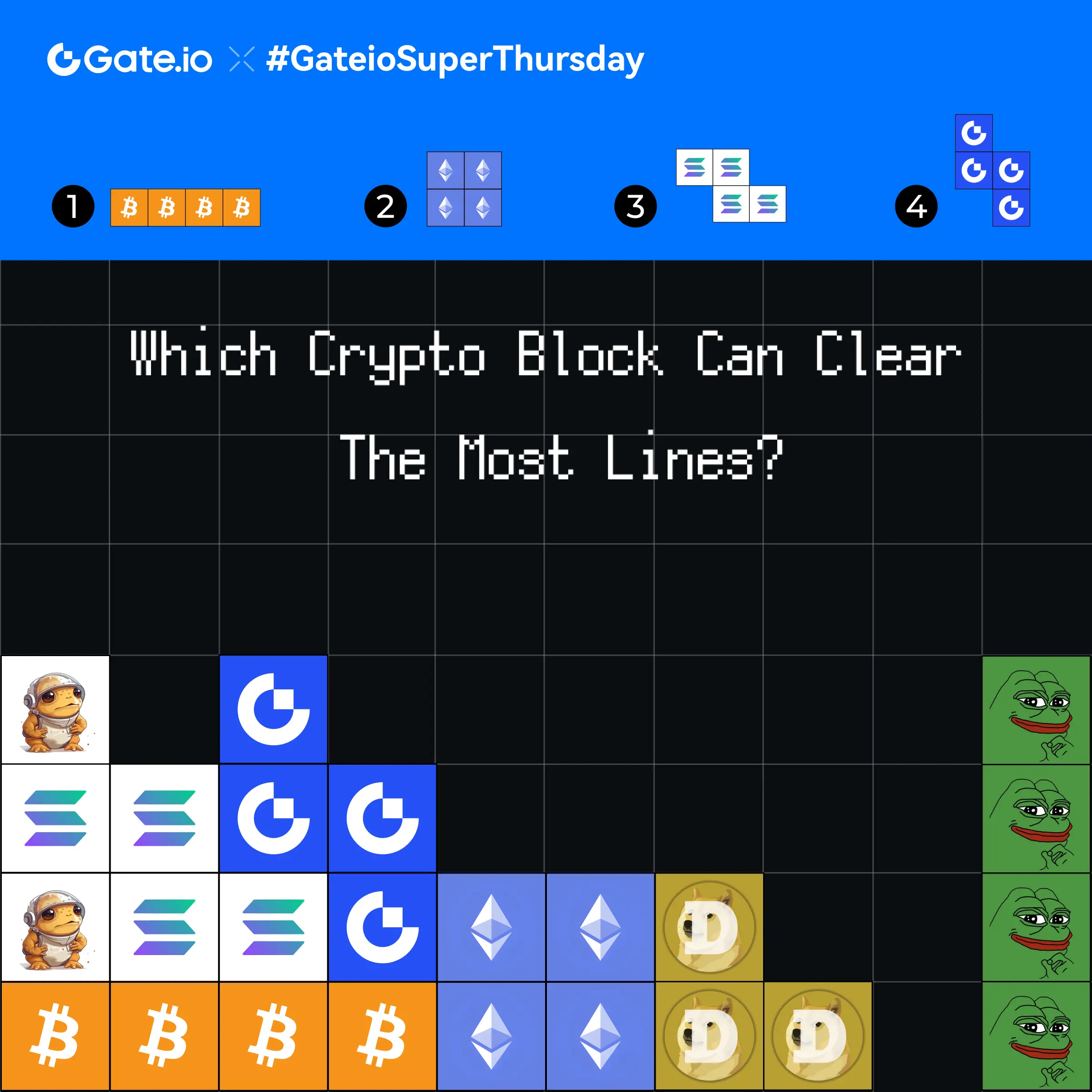 🎯 #GateioSuperThursday : Which Crypto Block Can C | Gate_Square on Gate  Square