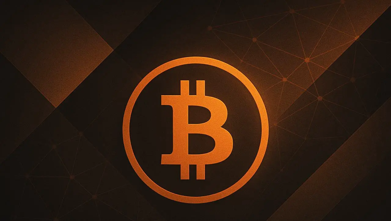 Bitcoin token cover photo orange