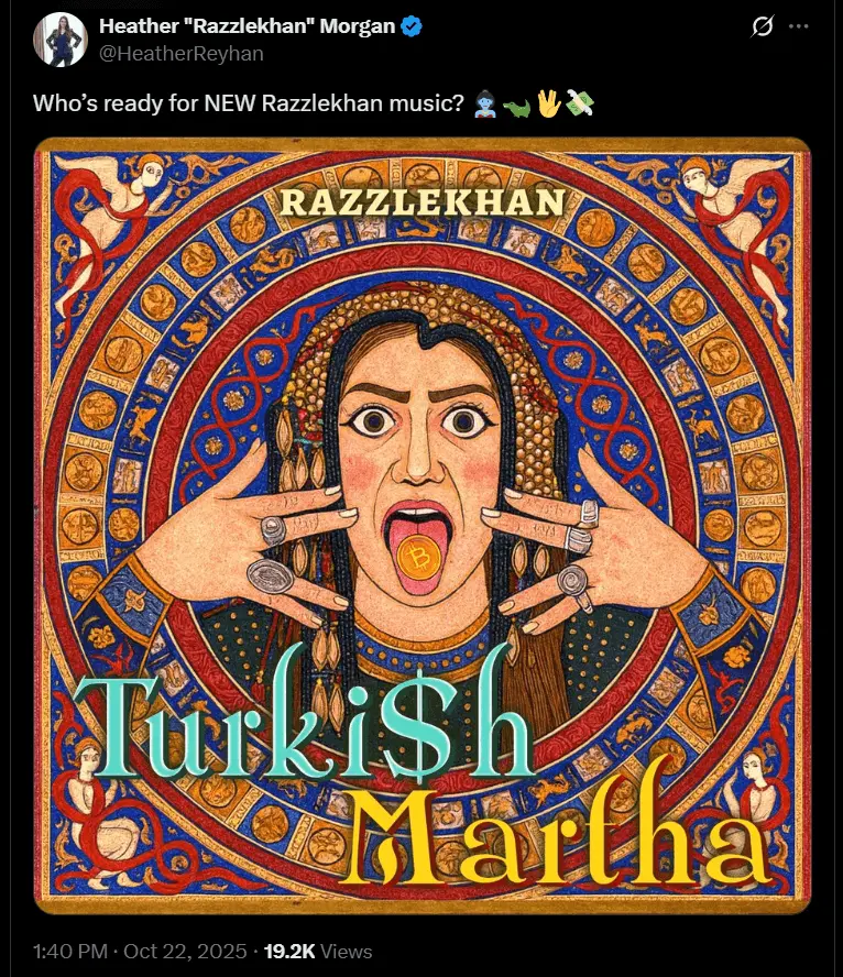 Heather ‘Razzlekhan’ Morgan afirma que ‘Papa Trump’ comutou sua sentença de prisão