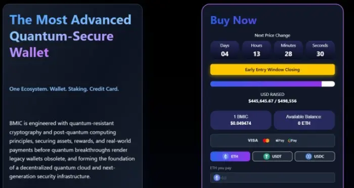 $BMIC的预售表现。