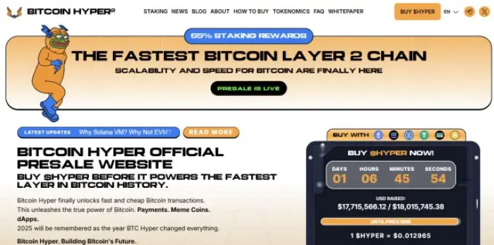 $HYPER live presale info