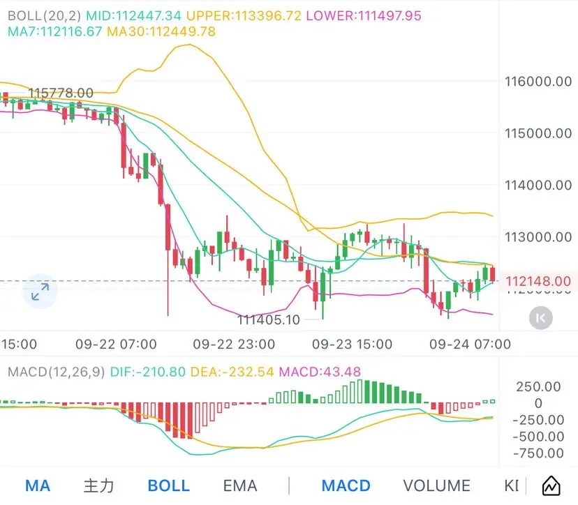 ⚠️CRIPTOVALUTE: Il prezzo del BTC scende sotto i 113.000 dollari, attualmente a 112.980,90 dollari