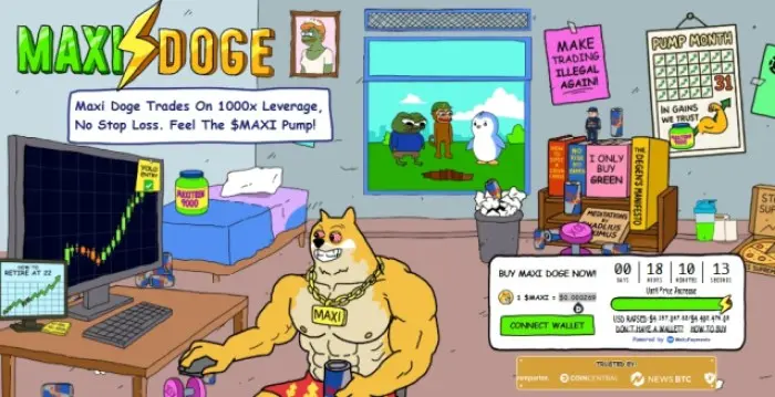 The Maxi Doge presale is live.