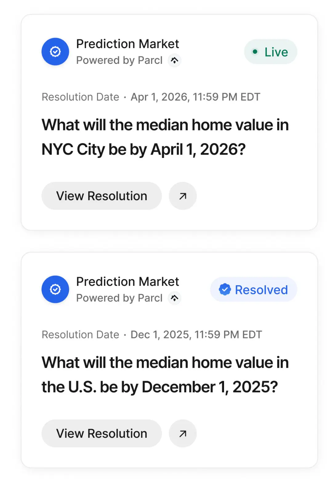 Polymarket Housing Price