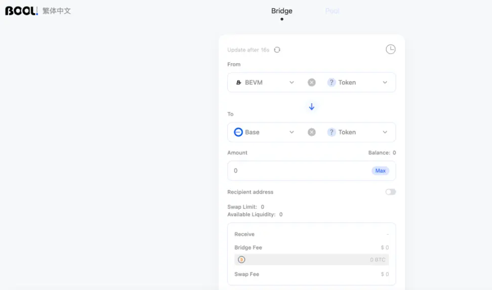 (Bool Network 用户界面）