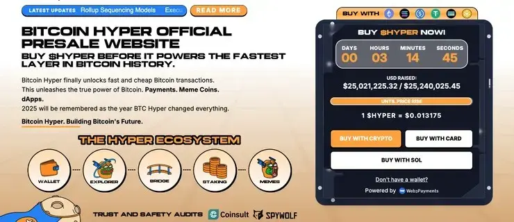 bitoin hyper Layer 2 predpredaj