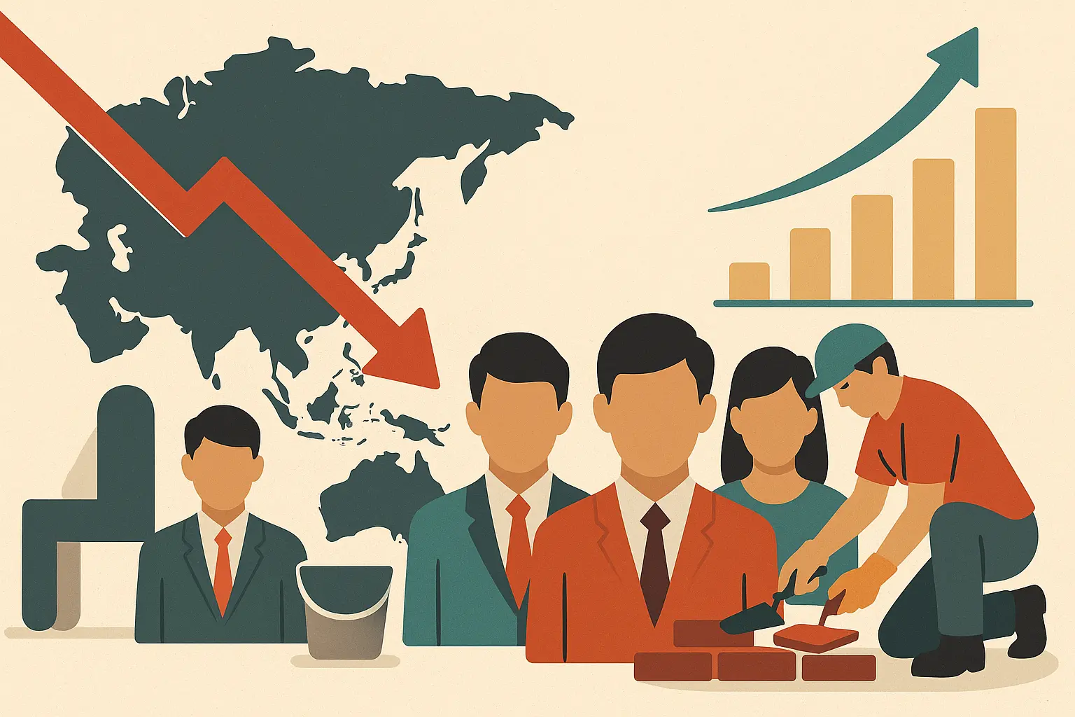 Cuộc khủng hoảng việc làm của thanh niên châu Á ngày càng sâu sắc khi công việc phi chính thức mở rộng