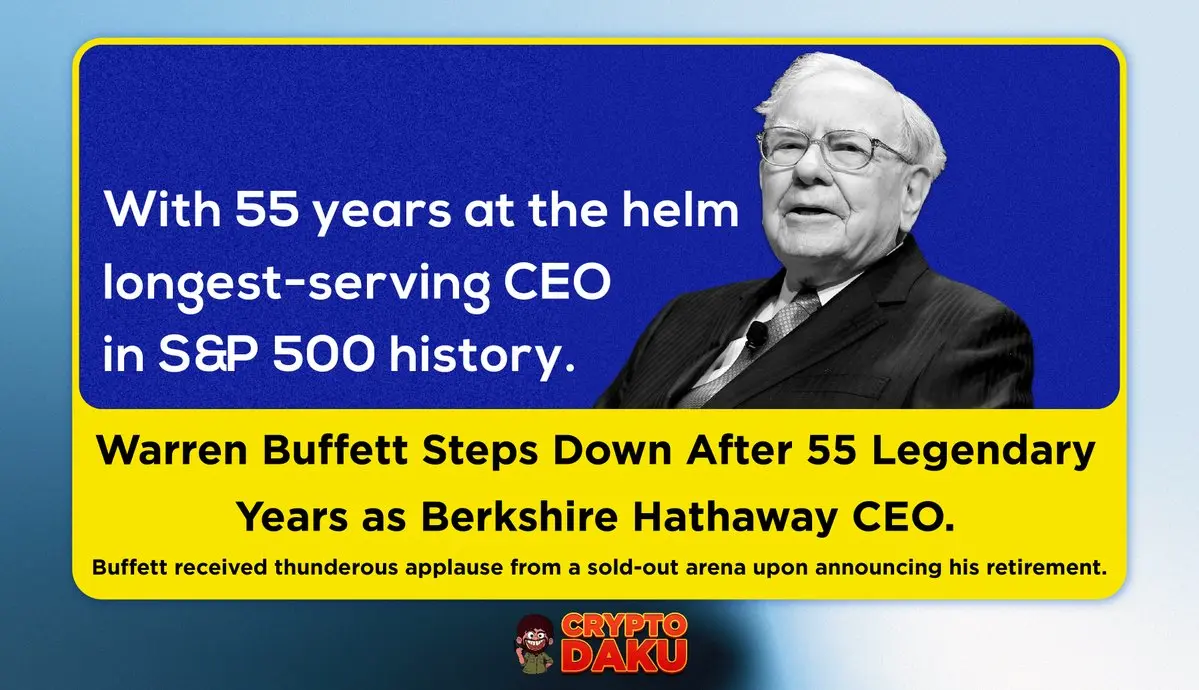 👏 Warren Buffett Steps Down After 55 Legendary Ye | CryptoDaku on Gate  Square