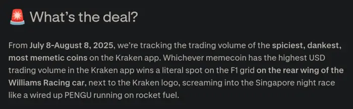 Cuplikan dari postingan blog Kraken tentang Rear Wing Takeover.