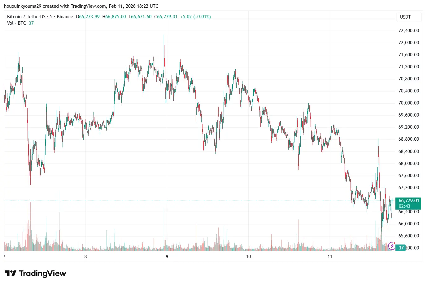 Bitcoin Price Chart