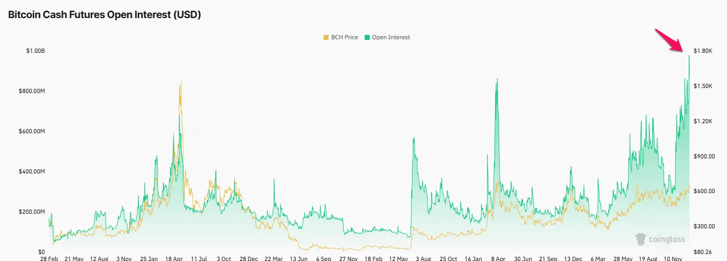 BCH Open Interest