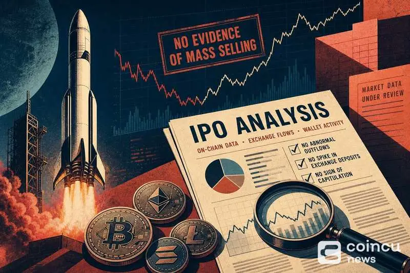 SpaceX IPO Crypto Sell-Off Analysis Finds No Evidence of Mass Selling