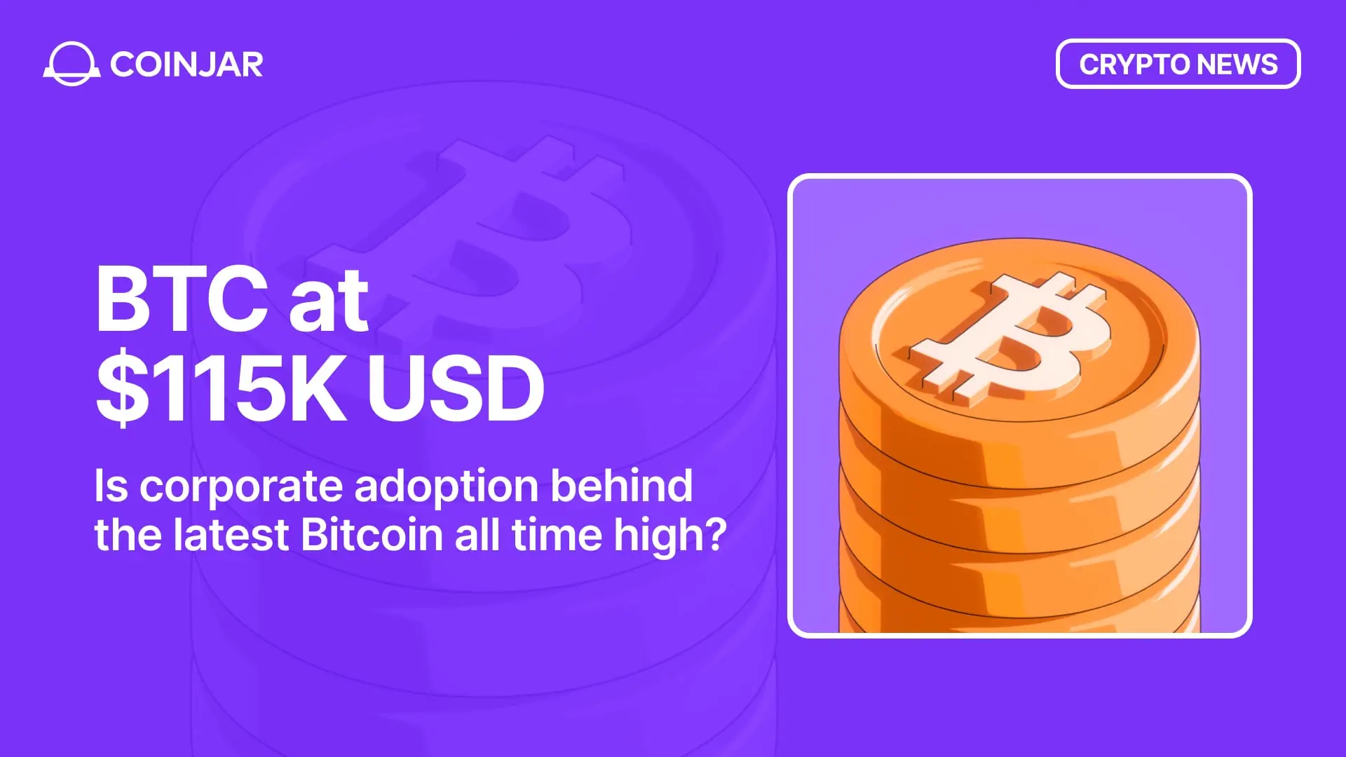Bitcoin Soars to New All-Time High of US$115,000: But Why?