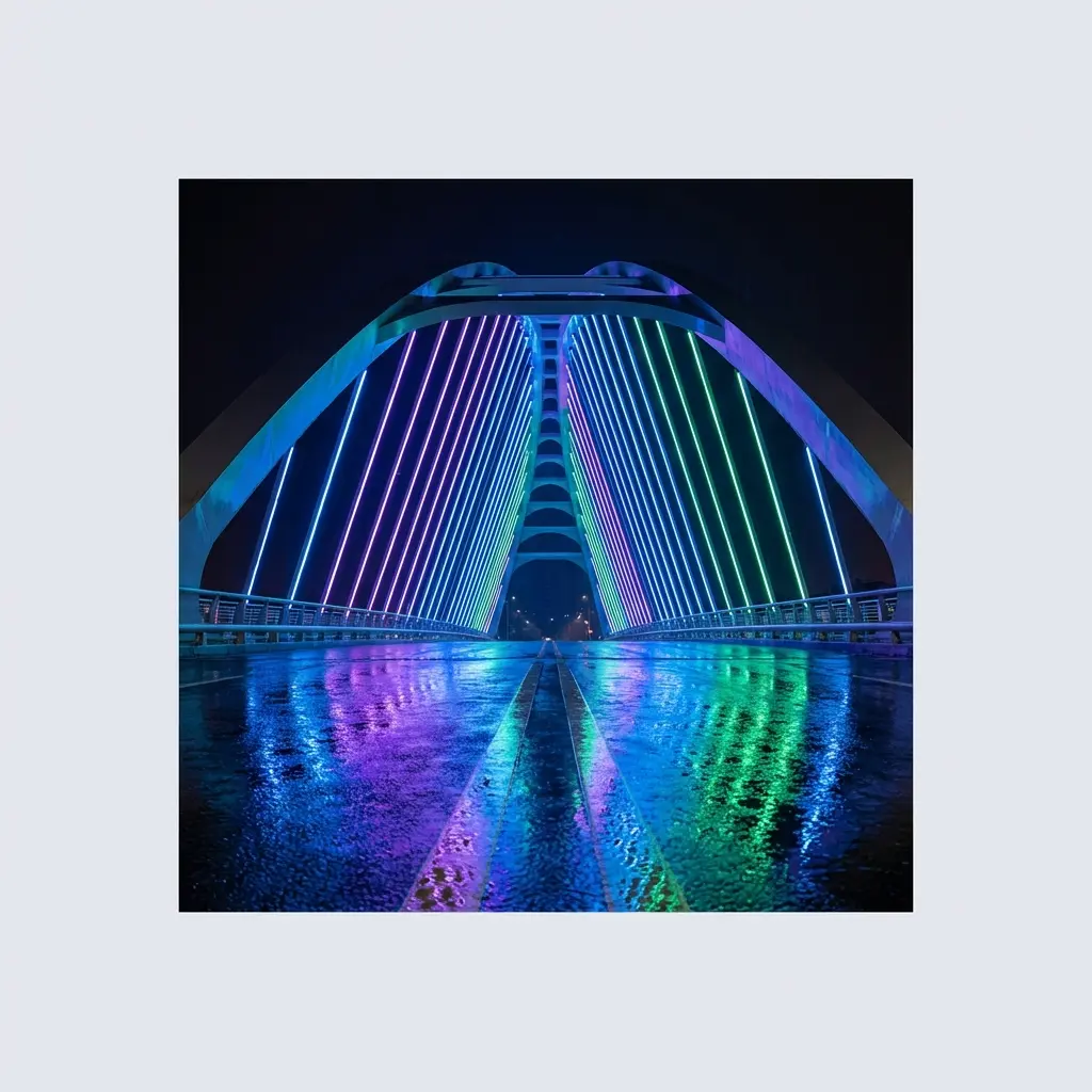 MinersUnderTheNeonBridge