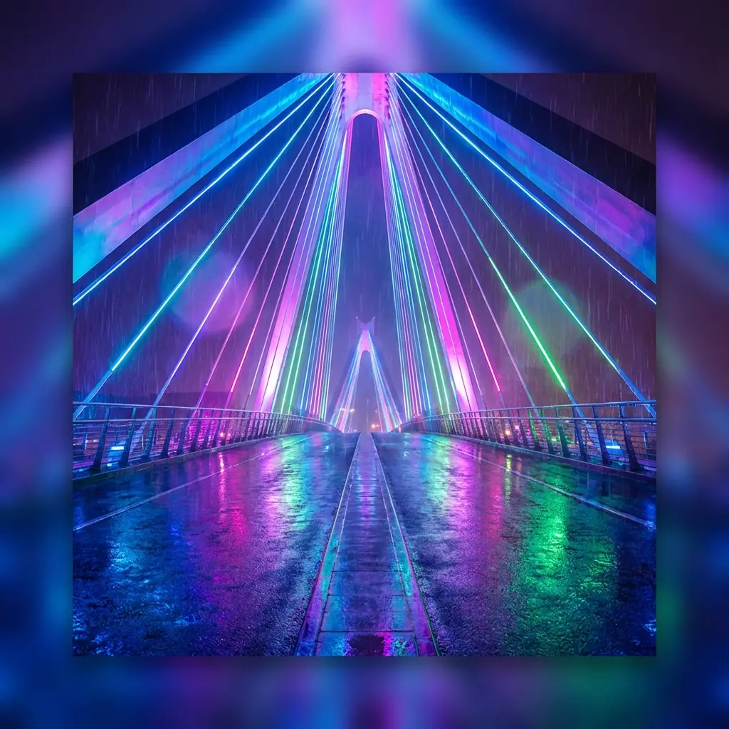 AirdropUnderTheNeonBridge