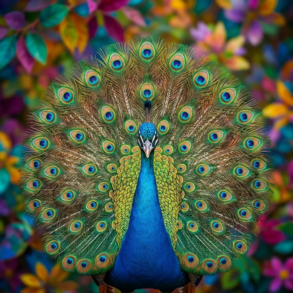 APeacockSpreadingItsTailLooks