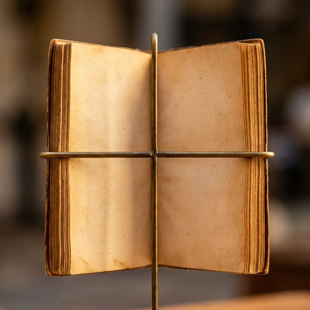 MetalFrameBookPageCross