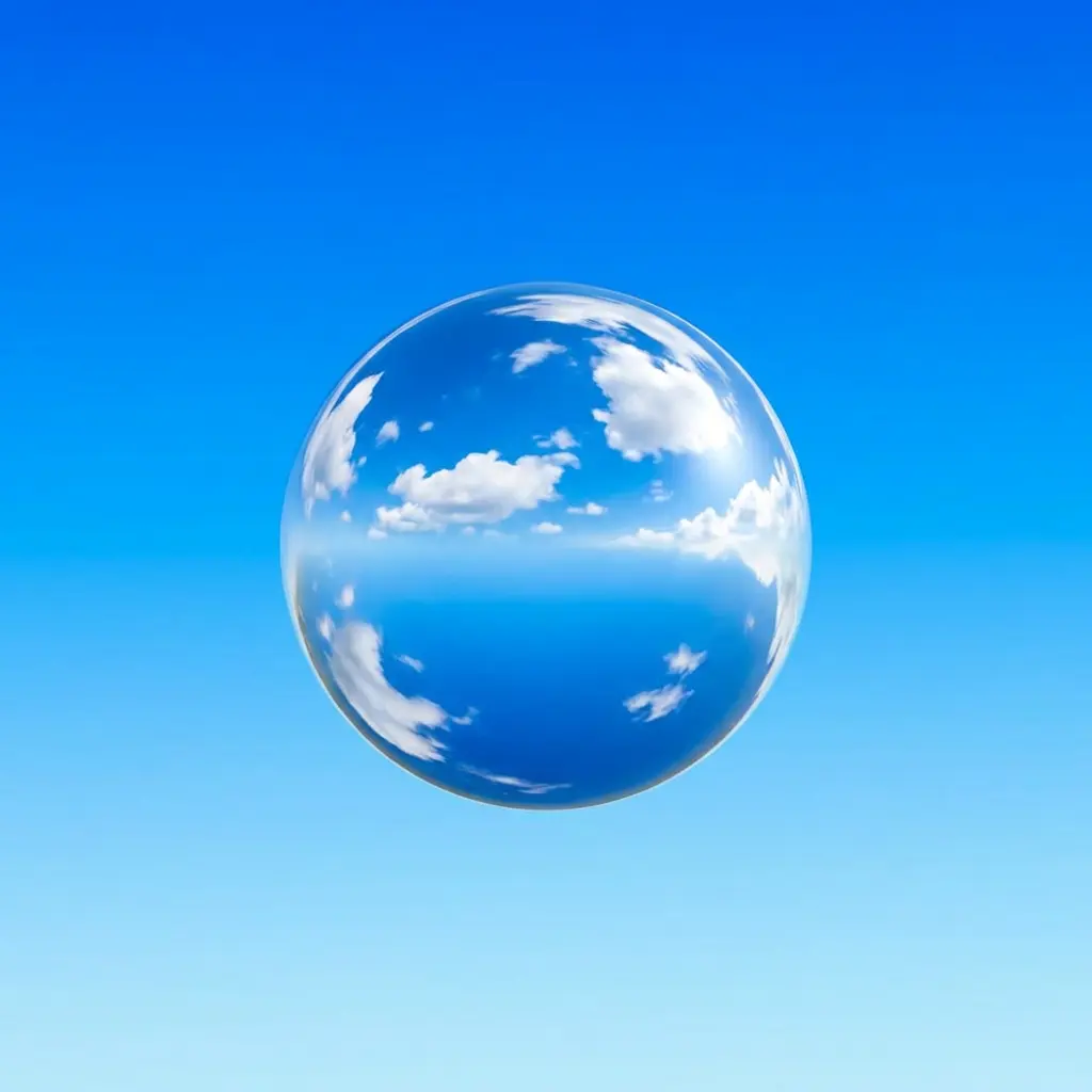 AMirroredSphereReflectingThe