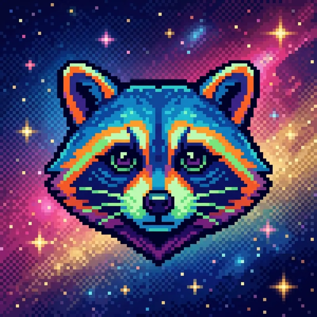 PixelMetaverseRaccoon