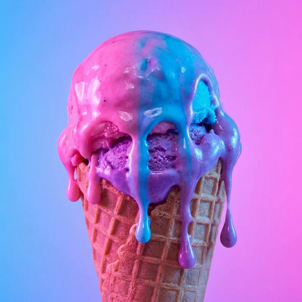 Half-MeltedIceCreamUnderThe