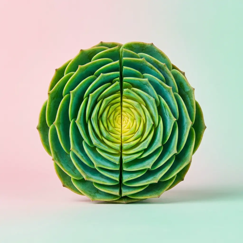 Half-SectionedSucculent