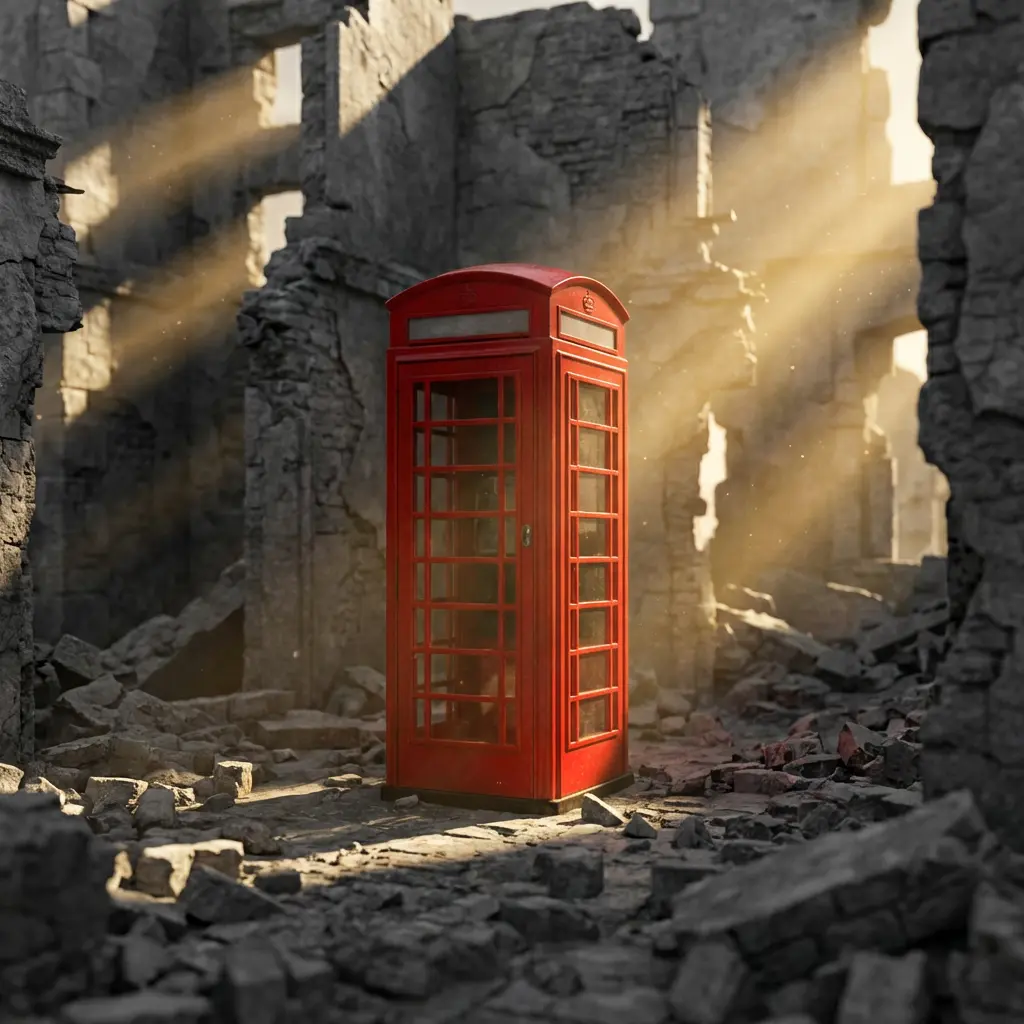 RedTelephoneBoothRuins