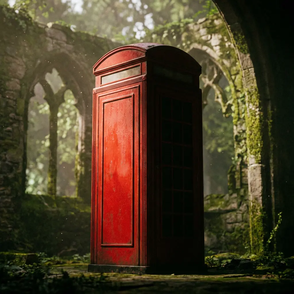 TheRedTelephoneBoothInTheRuins