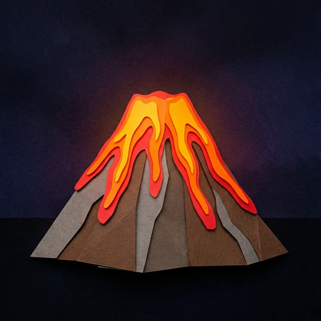 OrigamiVolcano
