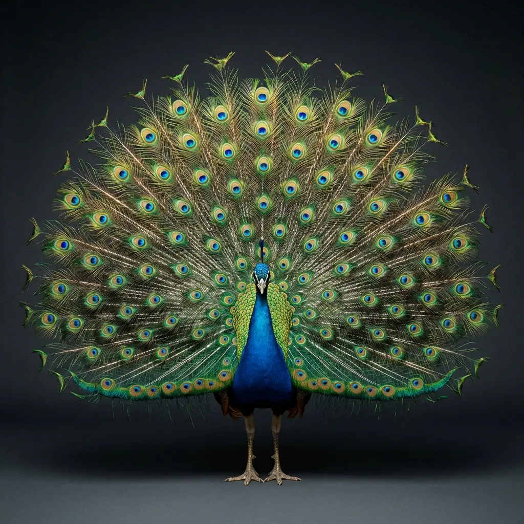 PeacockSpreadsItsFeathersBut