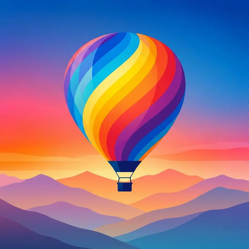 TheHotAirBalloonRisesAboveThe