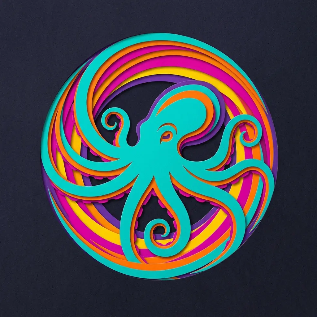 Paper-SculptedOctopusPool