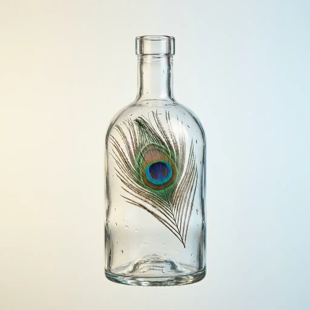 GlassBottleFeather