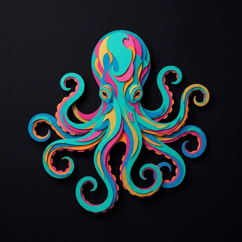 PaperSculptureOctopus
