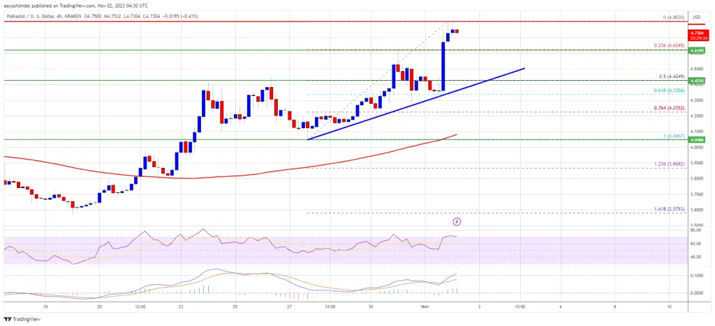 DOT Price (Polkadot)