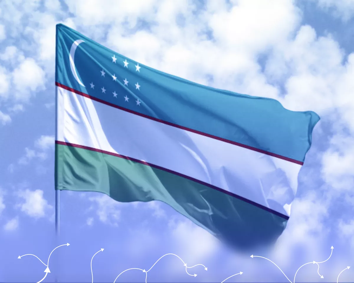 uzbekistan flag uzbekistan cryptocurrencies