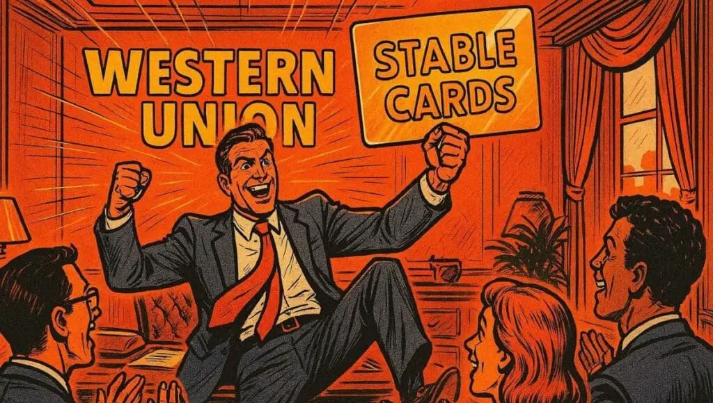 A Western Union executive is pleased to present a "stable card" in his project for a stablecoin against inflation.