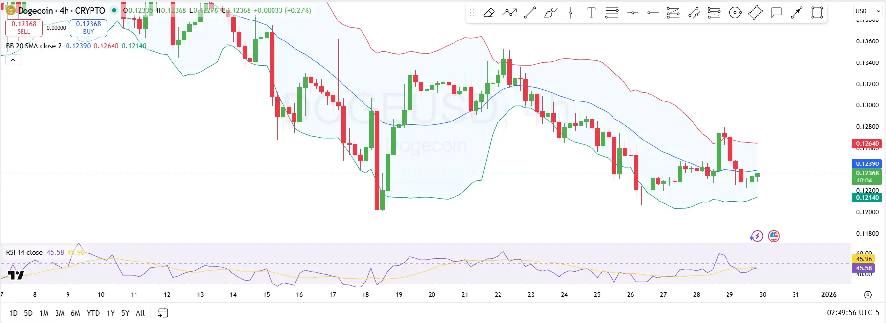 Dogecoin Price Chart