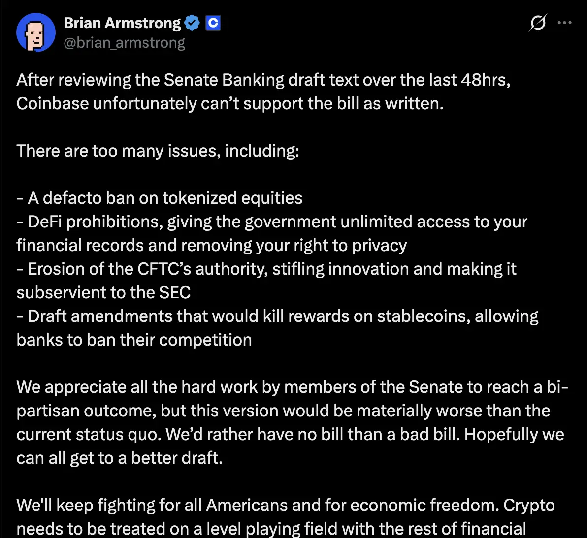 Crypto regulation discussion