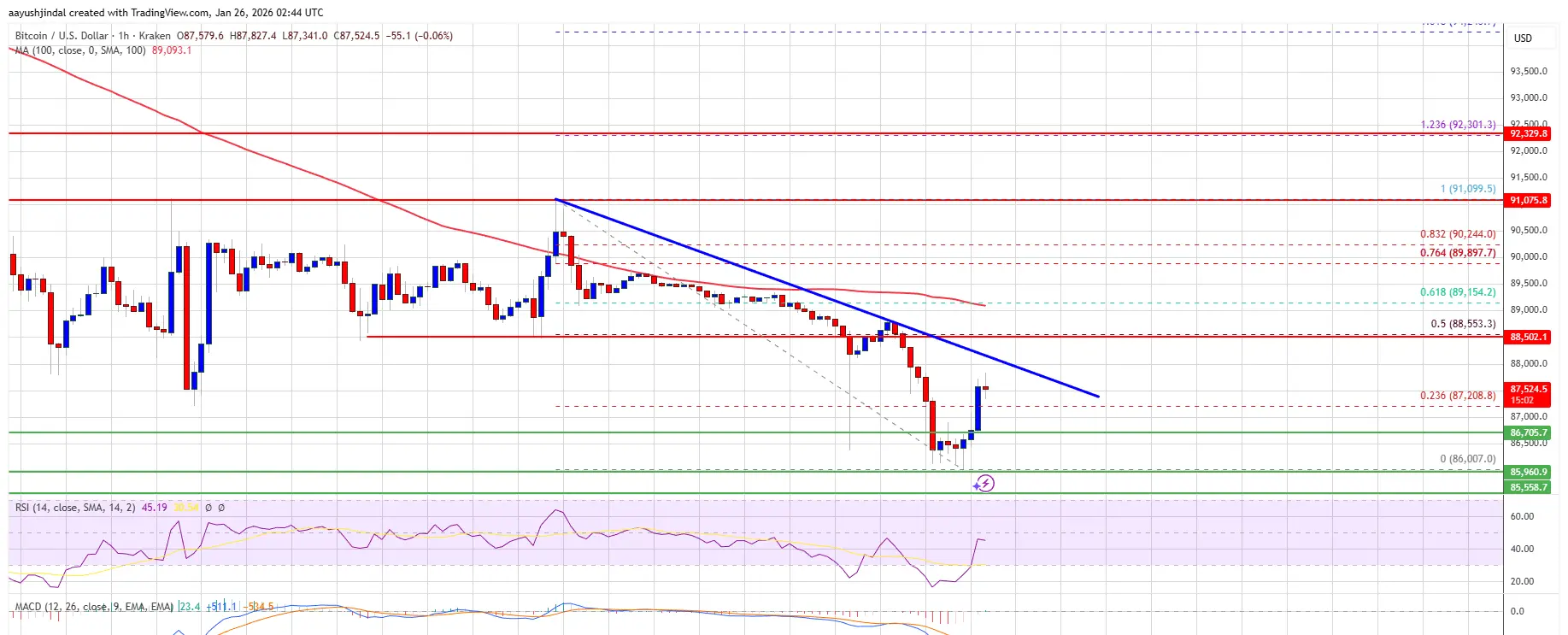 Bitcoin Technical Chart